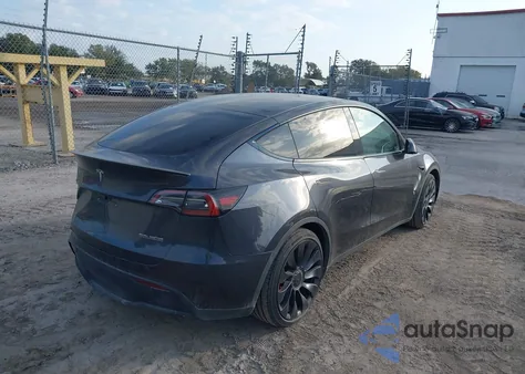 2024 Tesla Model Y Performance Dual Motor All-Wheel Drive из США, поврежденный, VIN 7SAYGDEF8RA291509